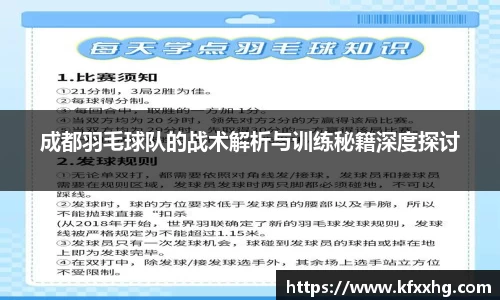 成都羽毛球队的战术解析与训练秘籍深度探讨